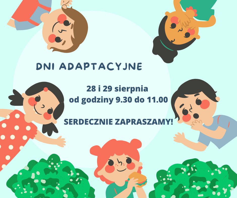 Ogłoszenie o dniach adaptacyjnych